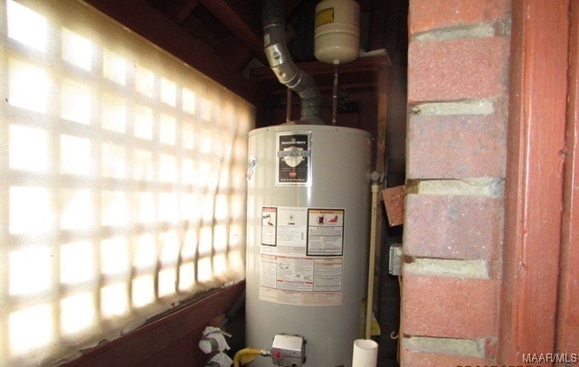 utilities featuring gas water heater