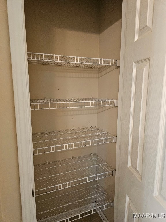 view of pantry