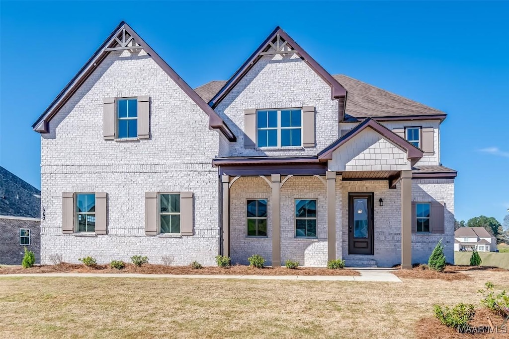 1262 Tullahoma Dr, Prattville, AL 36066 - view of front of property with brick siding and a front lawn
