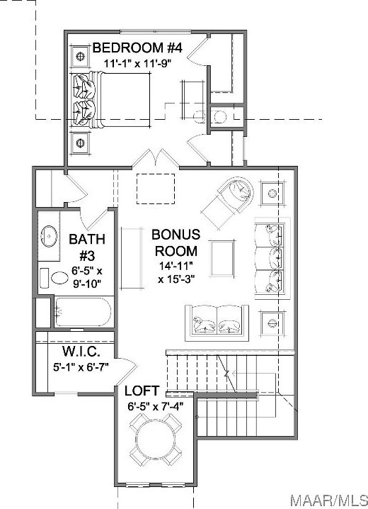1415 Barret Park Way, Montgomery, AL 36117 - view of property floor plan