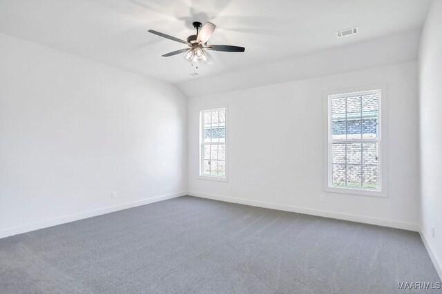 1415 Barret Park Way, Montgomery, AL 36117 - empty room with plenty of natural light, dark colored carpet, and ceiling fan