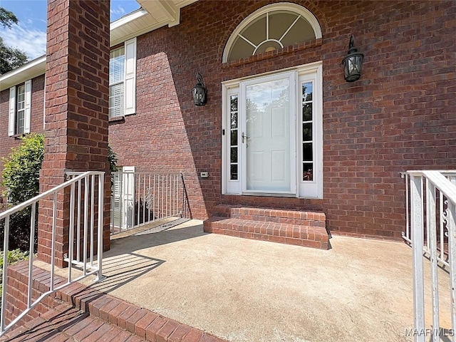 view of entrance to property