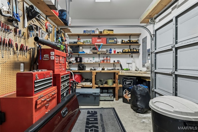 view of storage room