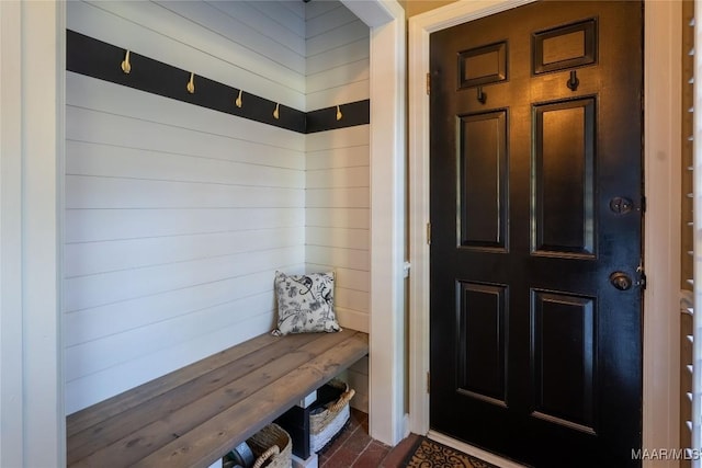 view of mudroom