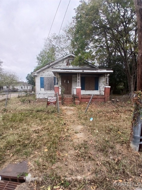 view of bungalow-style house