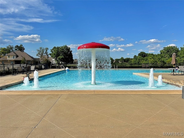 view of pool