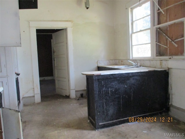 kitchen featuring a healthy amount of sunlight and sink