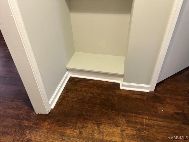 interior details featuring hardwood / wood-style flooring