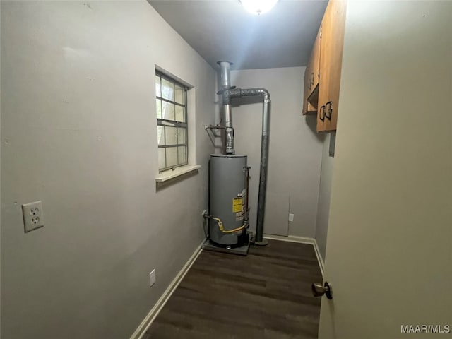 utilities featuring gas water heater