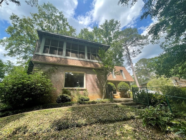 view of front of home