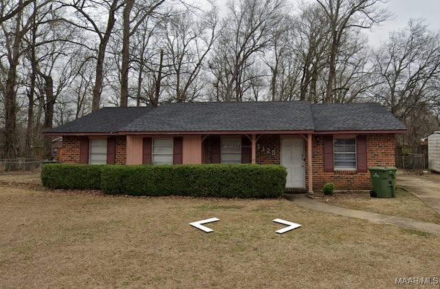 view of ranch-style house