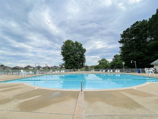 view of pool