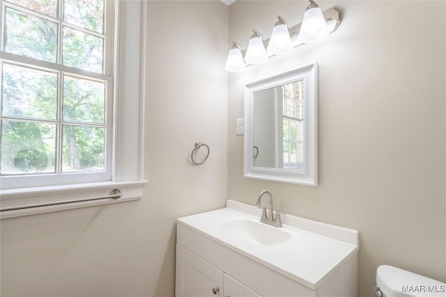 2056 Gorgas St, Montgomery, AL 36106 - half bath featuring plenty of natural light, toilet, and vanity