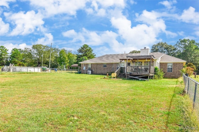 view of yard featuring a gazebo