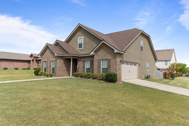 view of front of house featuring a front yard