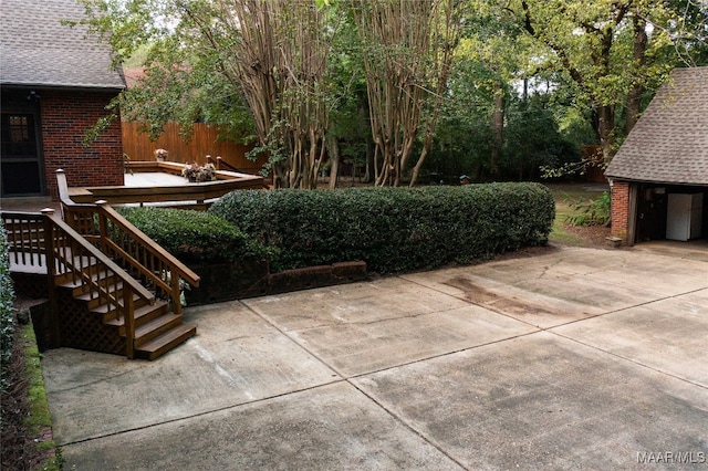 view of patio