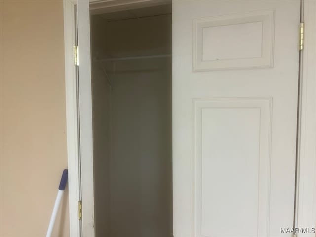 view of closet