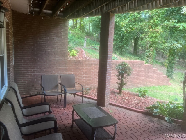 view of patio