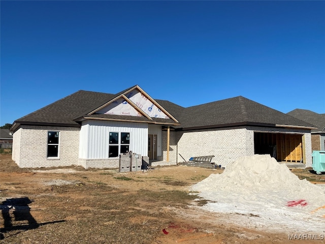 view of property in mid-construction