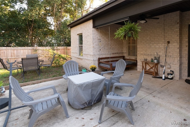 view of patio