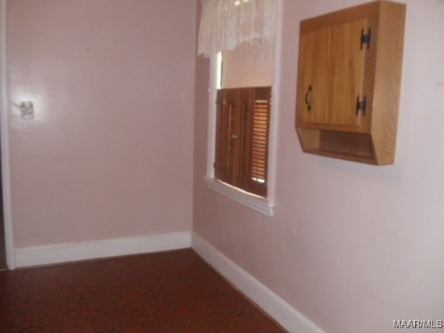 view of spare room