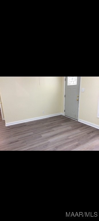 interior space with light wood-type flooring