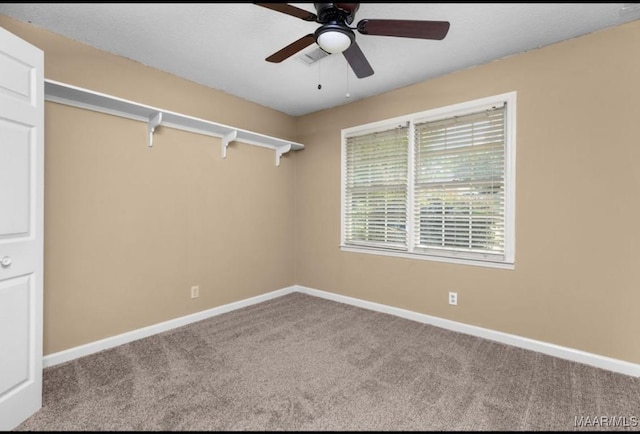 3033 Willow Lane Dr, Montgomery, AL 36109 - carpeted spare room with a ceiling fan and baseboards