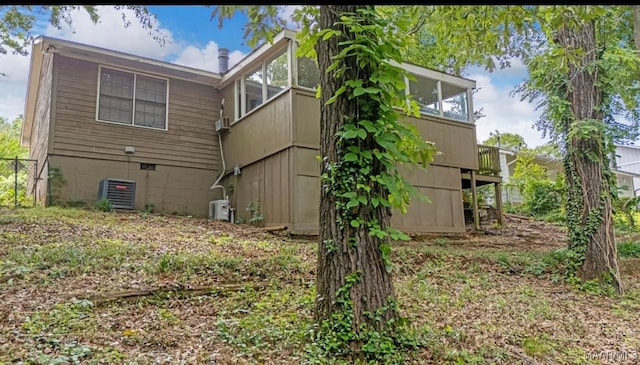 3033 Willow Lane Dr, Montgomery, AL 36109 - back of house with a sunroom
