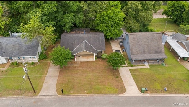 3033 Willow Lane Dr, Montgomery, AL 36109 - aerial view of property and surrounding area