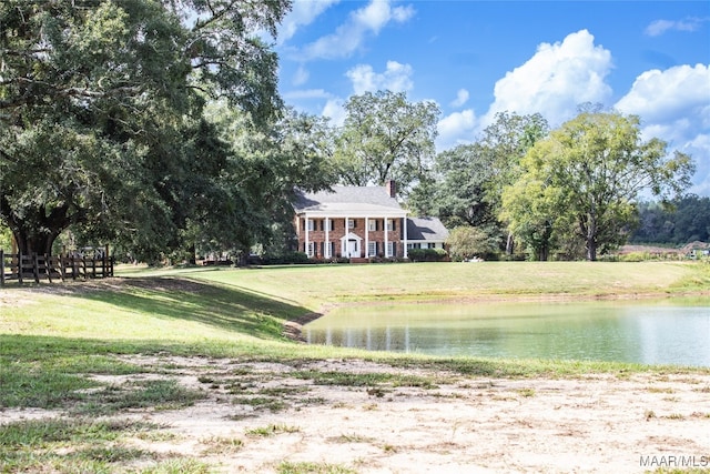 property view of water