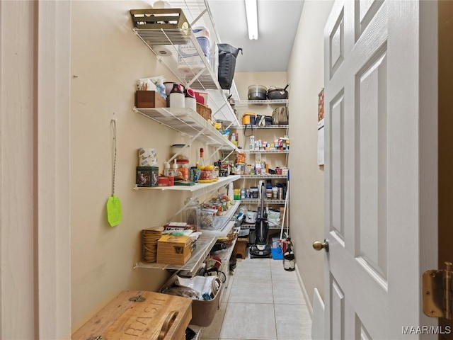 view of pantry