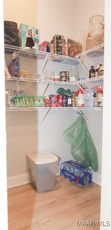 view of pantry