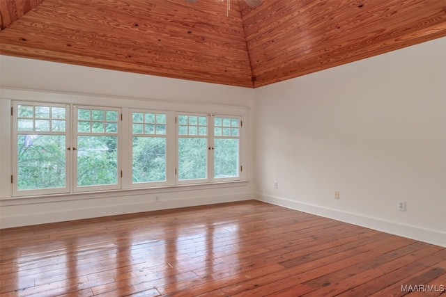 unfurnished room featuring hardwood / wood-style floors