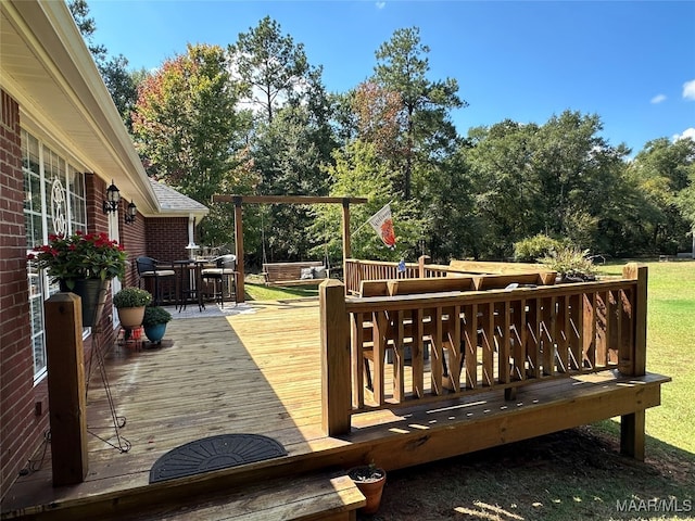 view of deck