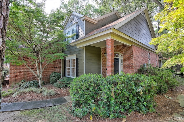 view of front of home