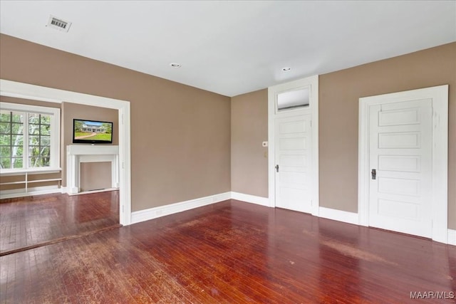 1311 Woodward Ave, Montgomery, AL 36106 - spare room featuring hardwood / wood-style floors, baseboards, and recessed lighting