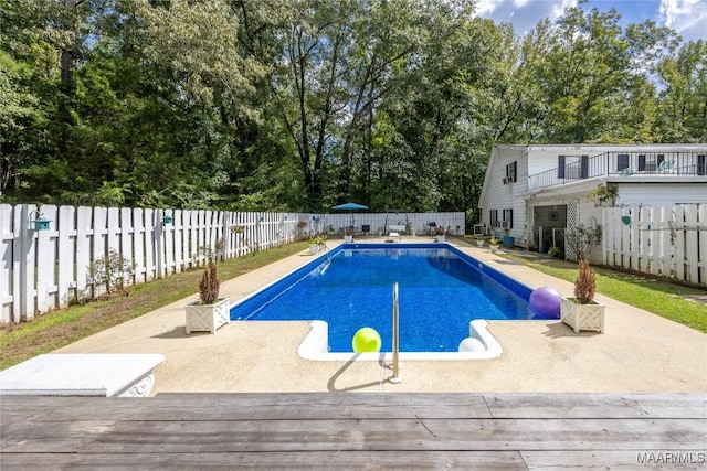 view of pool