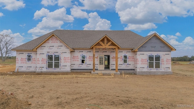 view of property under construction