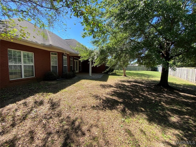 view of yard