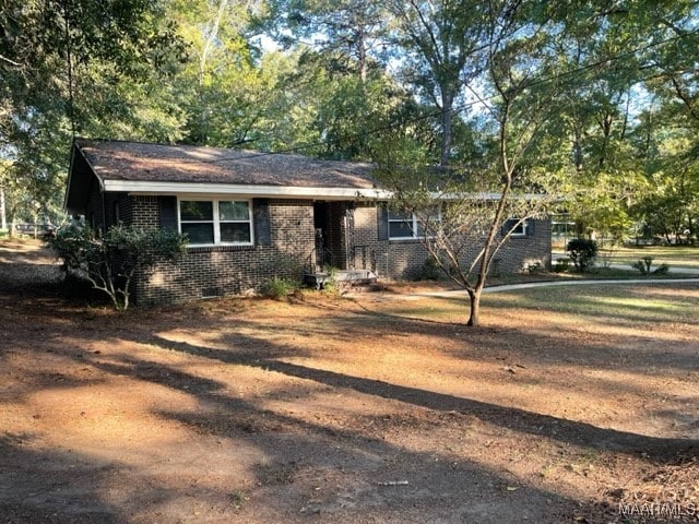 view of ranch-style home