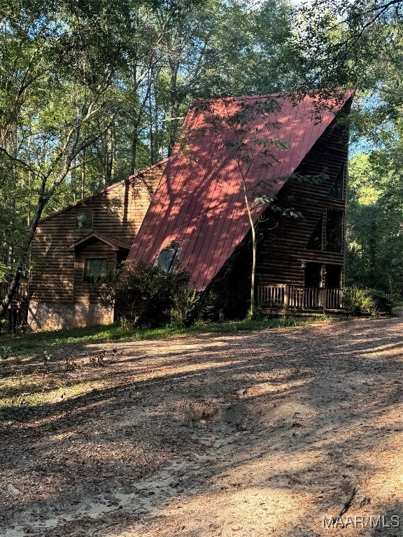 view of side of property