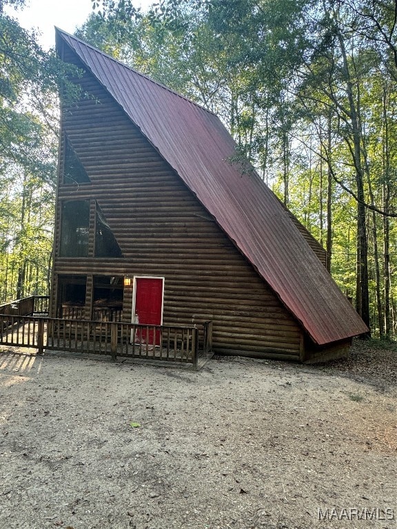 view of side of home