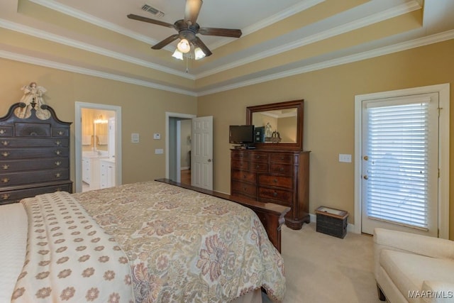 8301 Wynlakes Blvd, Montgomery, AL 36117 - carpeted bedroom with a raised ceiling, multiple windows, and visible vents