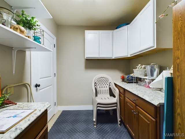 view of clothes washing area