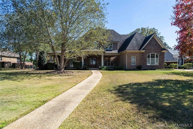 156 Walnut Point Dr, Wetumpka, AL 36093 - view of front of property featuring brick siding and a front lawn