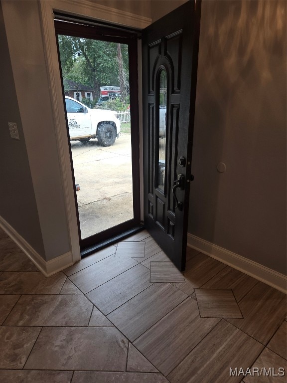 view of entrance foyer