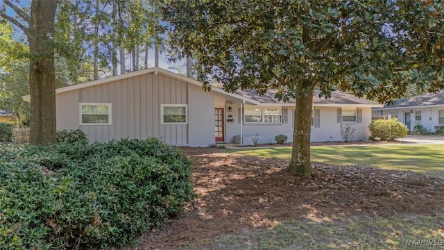 view of ranch-style home