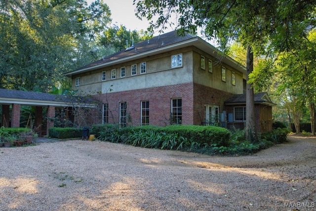 view of property exterior