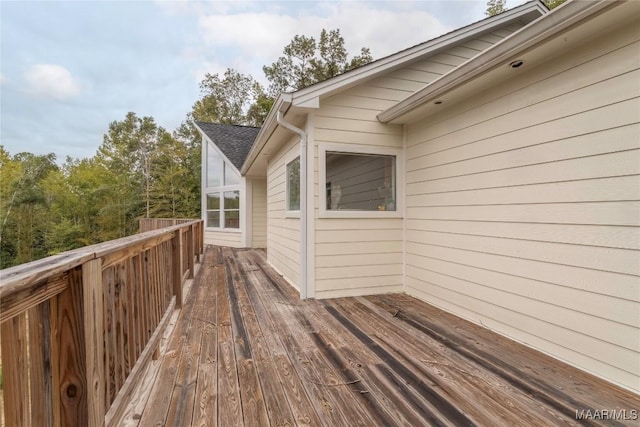 view of deck