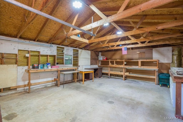 3712 Ware Ct, Montgomery, AL 36109 - garage featuring a workshop area